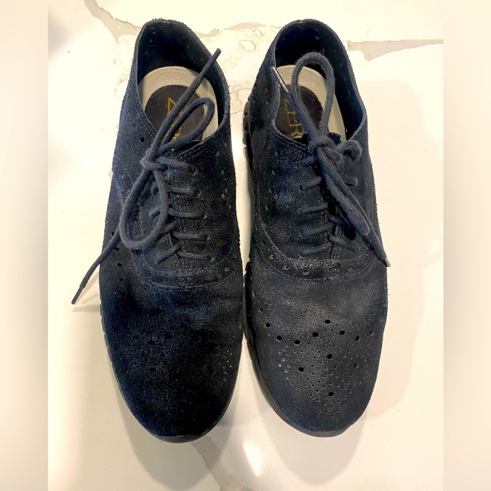 Coke Haan Zergrand Black Sparkle Wingtip Shoe